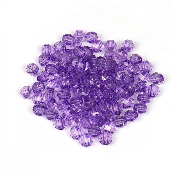 Бусины акрил ⌀10 мм, MG.3244-05, цв.05 св.сиреневый, 500 г, Magic4Hobby