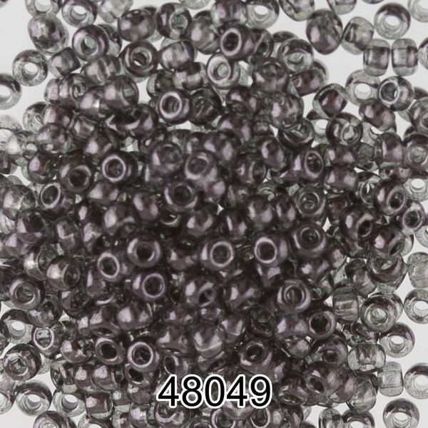 Бисер Preciosa 10/0 (2.3 мм), 500 г, 48049 (Ф250) серый