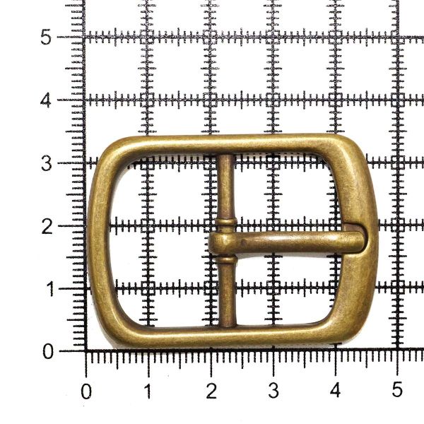 Пряжка ременная металл 27 мм. латунь, 10 шт, BIG
