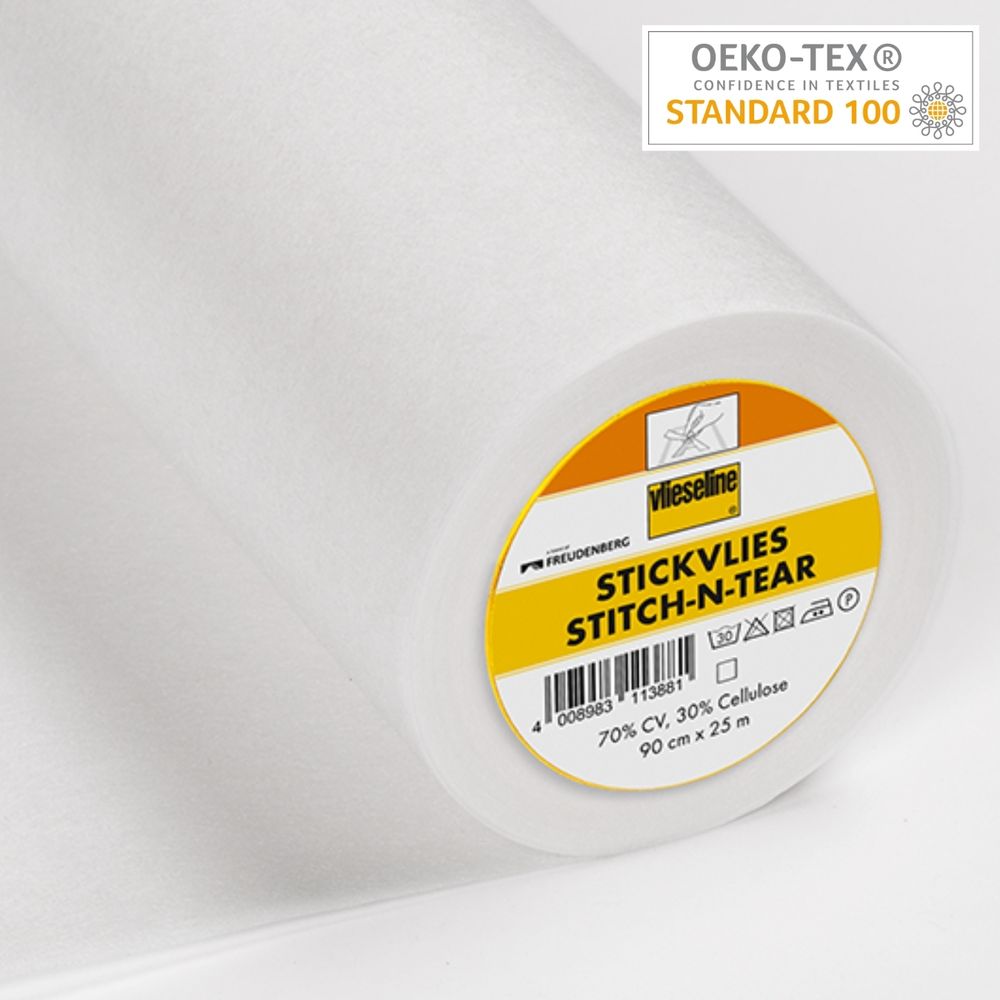 Флизелин неклеевой Freudenberg Stickvlies 40 г/м², 90 см / 25 метров, 53569671