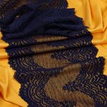 Кружево бельевое эластичное 230 мм / 3 м, 8036 цв.S919 т.синий, Kruzhevo