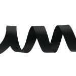 Лента декоративная ёлочка 25.0 мм / 20±1 метров, черный