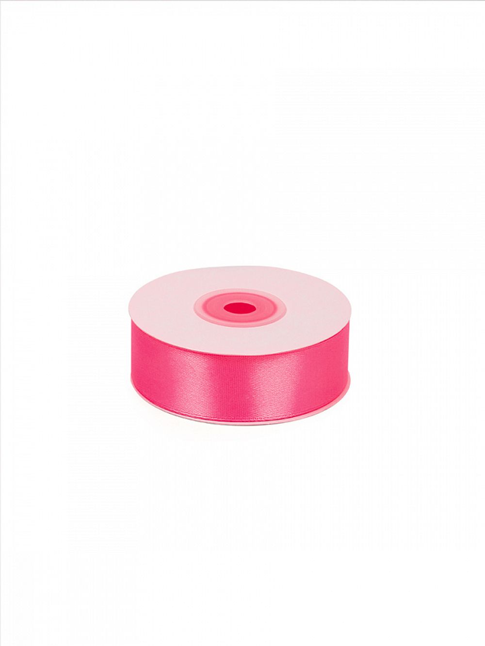 Лента атласная 1-сторонняя 25.0 мм / 22.5±1 метра, 3080 ярк.розовый, Magic4Hobby