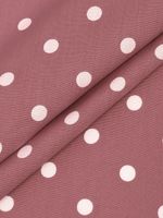 Штапель в горошек 90 г/м², 145 см / 2 метра, TBY.Vidt.08 цв.розовый