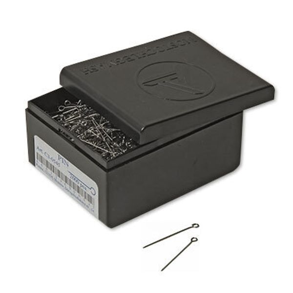 Булавки портновские 30 мм, 2000 шт, сталь, никель, Gamma