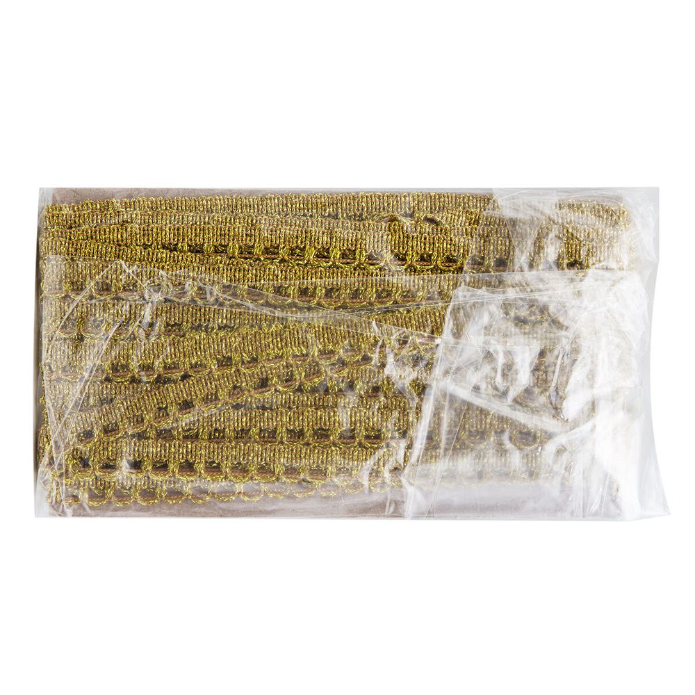 Тесьма 10 мм, 16м (золото)