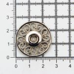 Кнопка пришивная металл ⌀27.0 мм, металл, S, уп.10 шт