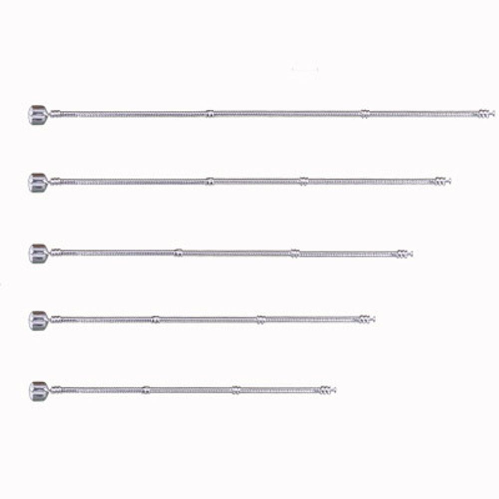 Основа для браслета металлического 19 см, 5 шт, серебро, Zlatka RBM