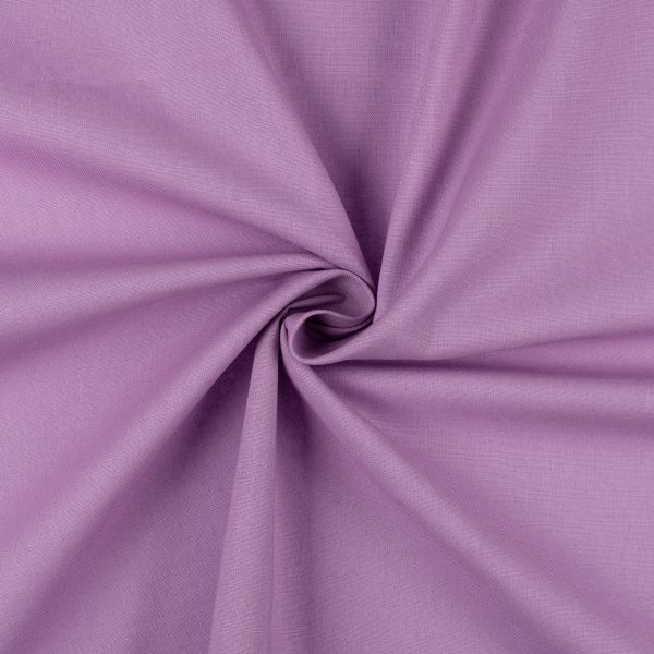 Хлопчатобумажная ткань 140 г/м², отрез 50х55 см, лиловый, Gamma