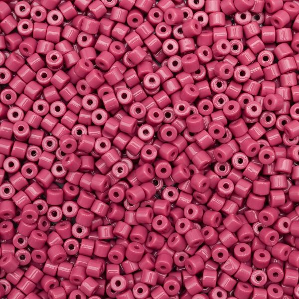 Бусины пластик цилиндр, 5х6 мм, 500 г, 003 пыльная роза, Astra&Craft, 7739890/77392982141