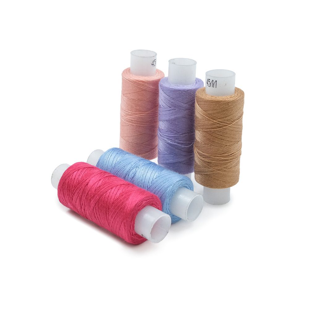 Швейные армированные нитки (набор) ПНК им.Кирова 40ЛЛ, 200 м / 30 кат., ассорти