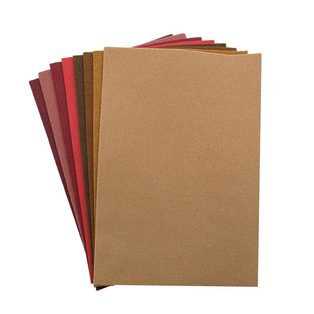 Фетр листовой мягкий 3.0 мм, 20х30см, 8 шт, Astra&Craft, 5