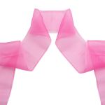 Лента для бантов (капрон) _8 см, 25 м (розовый) С3501