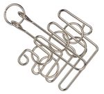 Головоломка металлическая, 1 шт, Лабиринт 8 элементов, Delfbrick DLM-38