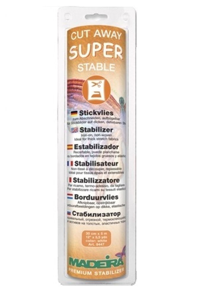 Стабилизатор термоклеевой для плотных тканей, 9447, Madeira, 1 шт Стабилизатор термоклеевой для плотных тканей, 9447, Madeira, 1 шт