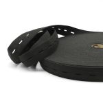 Резинка перфорированная 21.0 мм / 30 метров, вязаная, черный