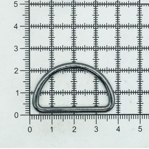 Полукольцо литое металл внутр. 30 мм (внешн. 37х22 мм), 4 шт, цв.оружейн.металл, Prym