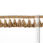 Бахрома отделочная 65.0 мм / 10 метров, с кистями, 107 бежевый, Gamma 999