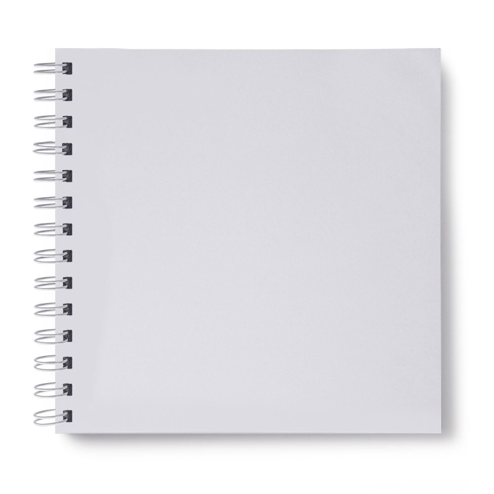 Артбук (Скетчбук), блок белый, жесткая подложка, 200 г/м², 205х205 мм, на гребне 30 л. 2 шт, Лесная грация 01609, Светоч А230