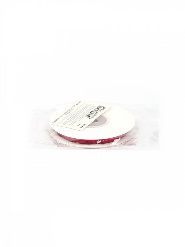 Лента атласная 1-сторонняя 6.0 мм / 22.5±1 метра, 3091 т.красный, Magic4Hobby