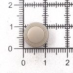 Пуговицы на ножке 18L (DS (серебро (никель))), 36 шт