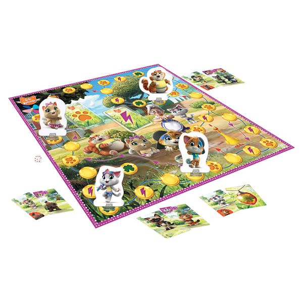 Игра настольная Счастливый клевер. 44 котёнка, Zvezda 8866