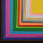 Фетр листовой мягкий 1.0 мм, 20х30 см, SA4, уп. 20 листов, цв. ассорти