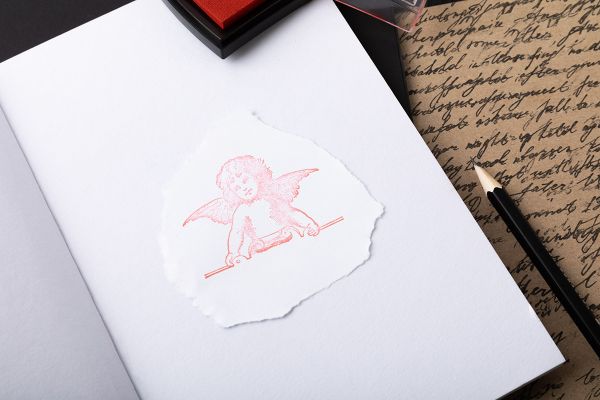 Штамп 5.8х5.8 см, 01 Ангелочек, Mr.Painter TSM-03