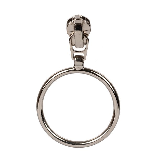 Слайдер (замок) для молнии металл Т3 (3 мм), автомат, 10 шт, никель, Gamma ZAM 3M05