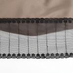 Кружево на сетке широкое 130 мм, диз. 202, цв.черный уп. 13.71 м, Kruzhevo