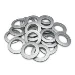 Люверсы шторные ⌀35 мм, с многоуровневым замком цвет № 3 матовое серебро, 10 шт