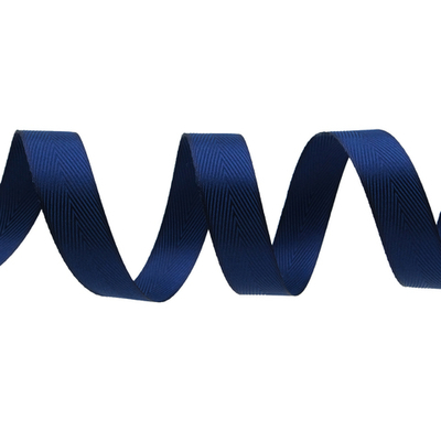 Лента декоративная ёлочка 25.0 мм / 20±1 метров, 97 синий