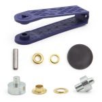 Люверсы металл ⌀_5.0 мм (внутр.), золотой, Prym, 40 шт