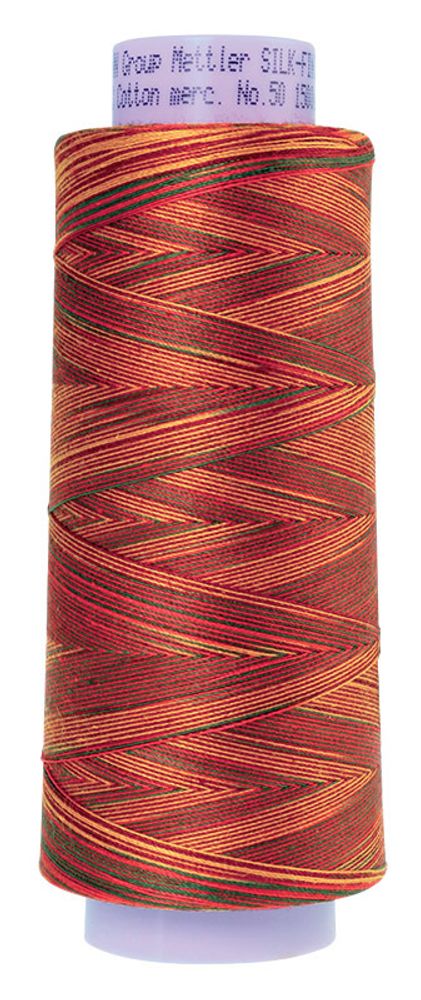 Нитки хлопковые отделочные Mettler Silk-Finish multi Cotton 50, _намотка 1372 м, 9851, 1 катушка