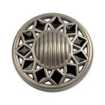 Пуговицы на ножке металл 17 мм, 6 шт, 04 никель, Blitz MB 0253