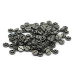 Хольнитены джинсовые ⌀9,5 мм Винт цв.металл (без гвоздя), темное серебро, 69057, 100 шт