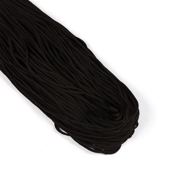 Шнур плетеный ⌀4.0 мм, 100±5 м, мелк. плетение, черный, Gamma Т-02 (4с2)