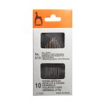 Иглы ручные для синтетических тканей №5-10, 10 шт, Pony