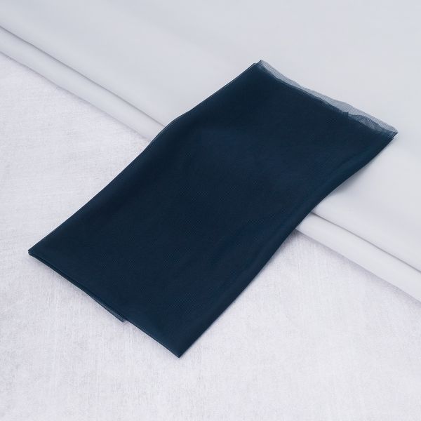 Трикотажная ткань сетка 41 г/м², 45х50 см, 100% п/а, 441R т.синий, 28610