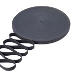 Стропа (ременная лента) 26 мм / 100 метров, [17.55 г/пог.м], матовая, имитация хлопка, 78 т.серый, 3Al357