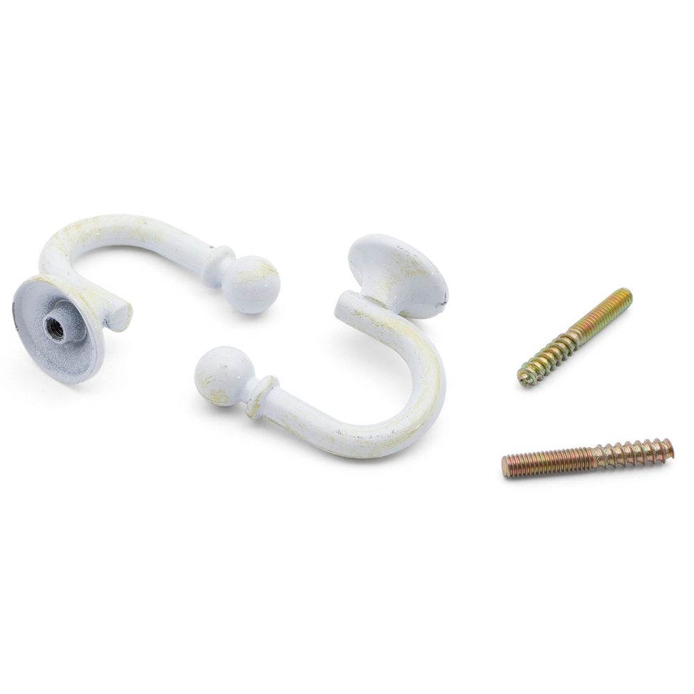 Крючок-держатель для подхватов 35 мм, металл, 9 золото/белый, A681(K-12)