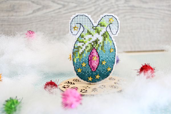 Набор для вышивания нитками МП Студия (Жар-птица), Праздничное время, 8х6 см