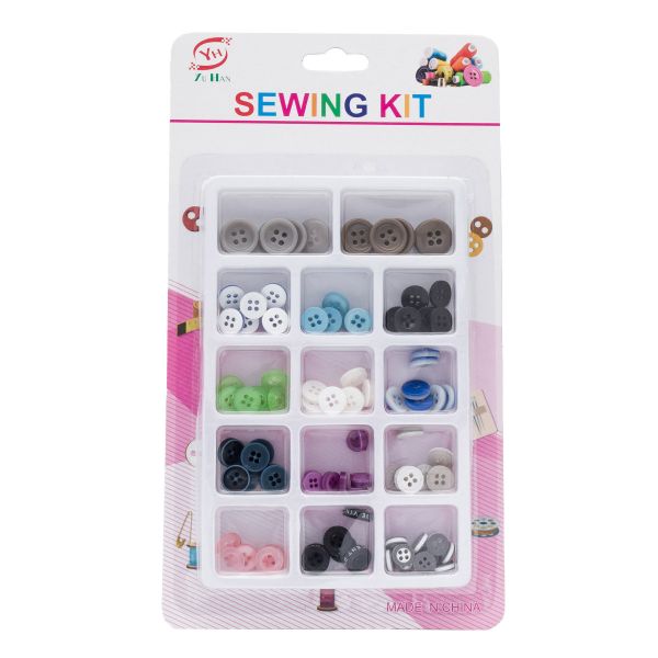 Пуговицы пластиковые 14 видов, 23628