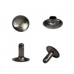 Хольнитены односторонние сталь 9х9 мм, №33, TBY.5109 цв. черный никель уп. 1000 шт, TBY