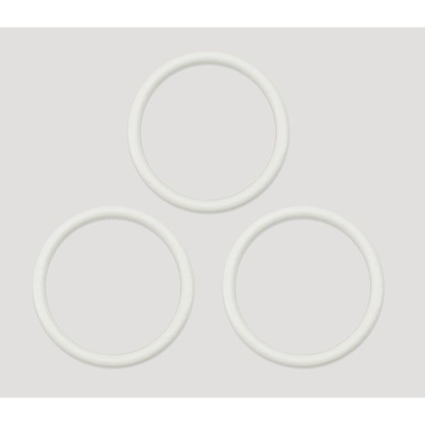 Кольца для бюстгальтера металл ⌀18.0 мм, 004 приглушенный белый, Arta, 50 шт