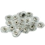 Кнопка пришивная металл ⌀18.0 мм, пластик, clear, 10 шт