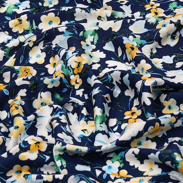 Штапель 90 г/м², 145 см / 2 метра, TBY Vi-E1756-3 цв.E1756-3