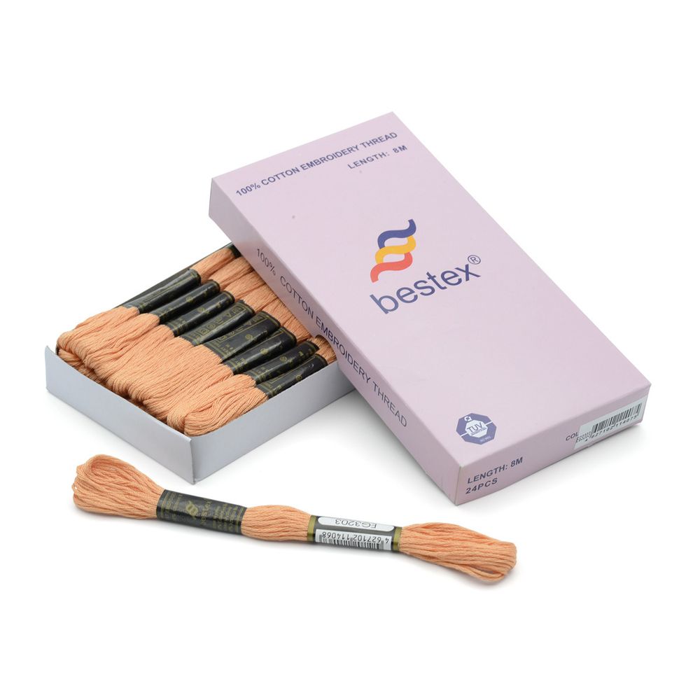 Мулине Bestex, цв.EG3203, 24 мотка по 8 метров