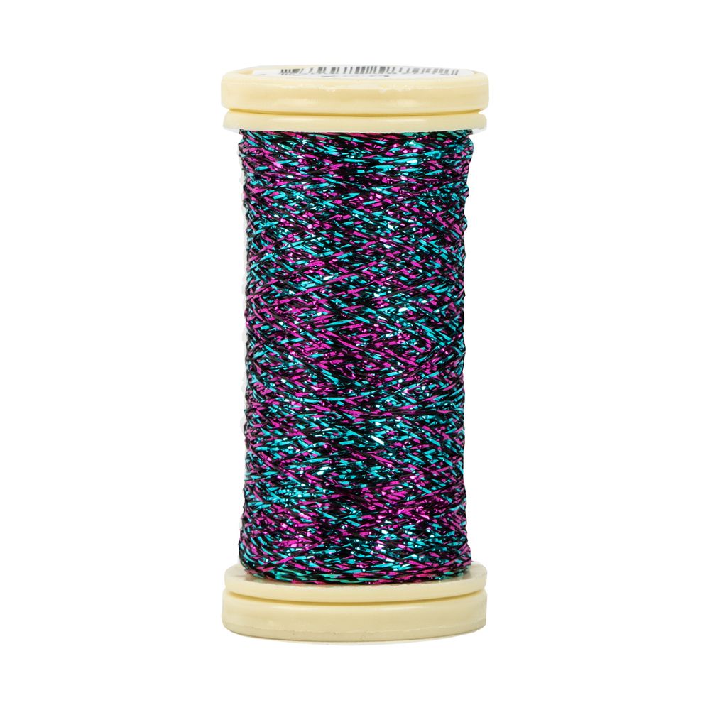 Мулине Gamma металлик M 5 мотков по 50 метров, M-128 бирюзовый/малиновый, Gamma BRILL