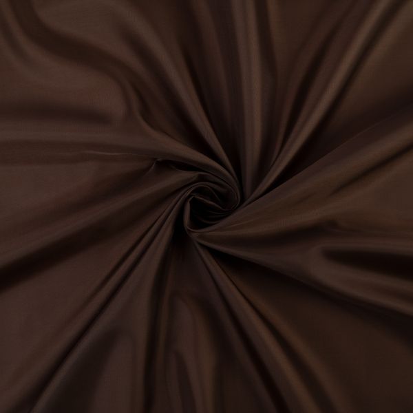 Ткань подкладочная (таффета) 180Т, 57 г/м², 200х152 см, 492 т.коричневый, Gamma 180Т